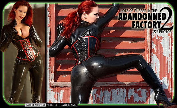 Abandoned Factory Part 2 Bianca Beauchamp Official Website Latex Glam Lingerie Photos Videos