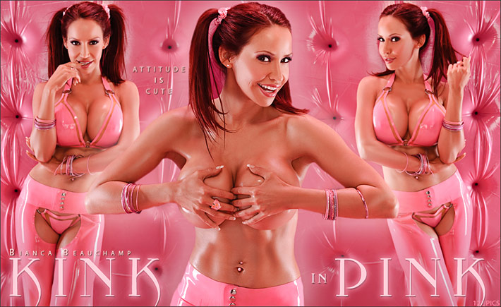 Kink in Pink - Bianca Beauchamp: latex, lingerie, nude photos + videos.