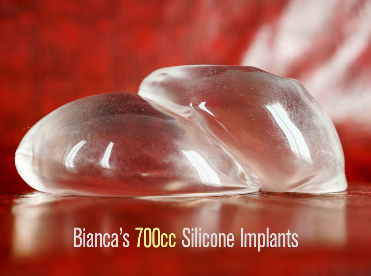 COLLECTOR ITEM: Bianca's Original 700CC SILICONE BREAST IMPLANTS 2008-...