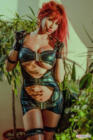 LATEX: Custom Made Buckles Dress - Image 5